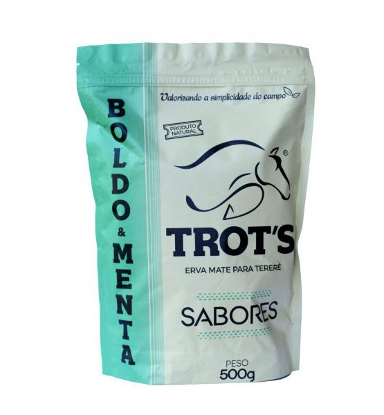 Composto de Erva Mate para Tereré Trots Boldo e Menta