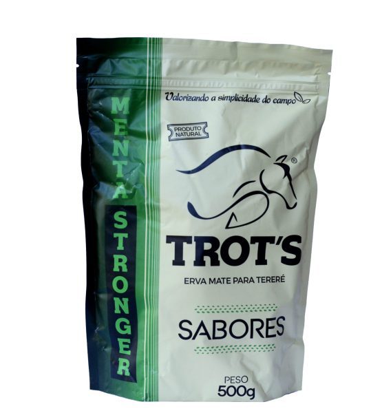 Composto de Erva Mate para Tereré Trots Menta Stronger