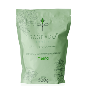 Composto De Erva Mate Para Tereré Sabor Menta