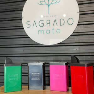 Porta erva mate com bico dosador